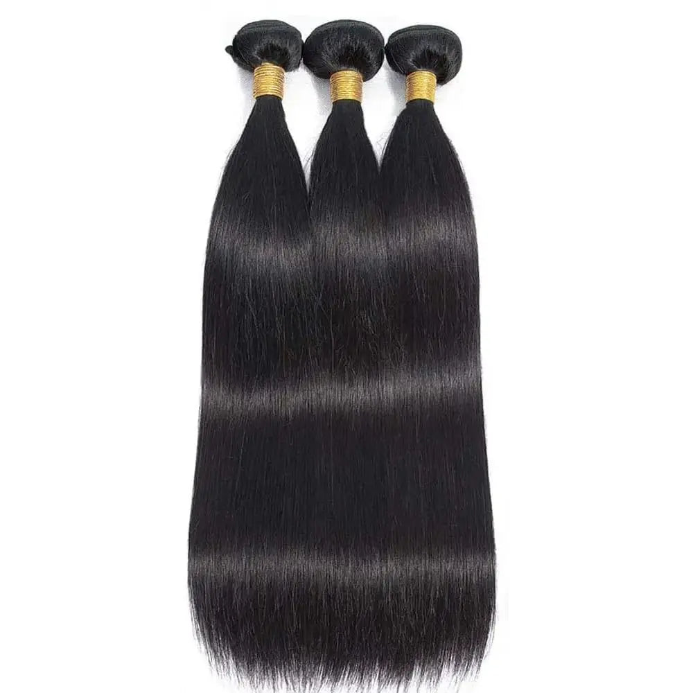 Bundles Lisses Cheveux Humains Brésiliens Remy Hair Noir Naturel – CLEVI Paris