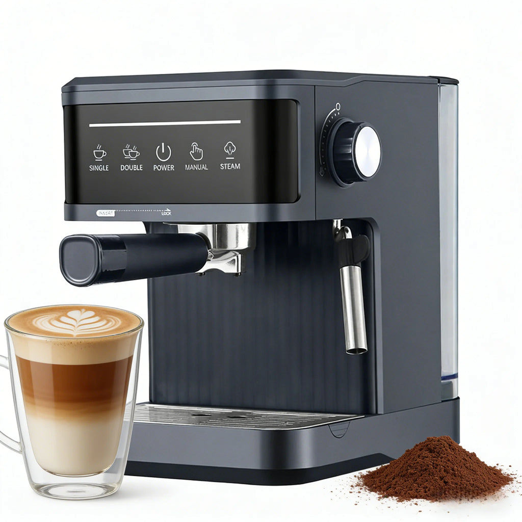Machine expresso 20 bars, écran tactile et vapeur – CLEVI Paris