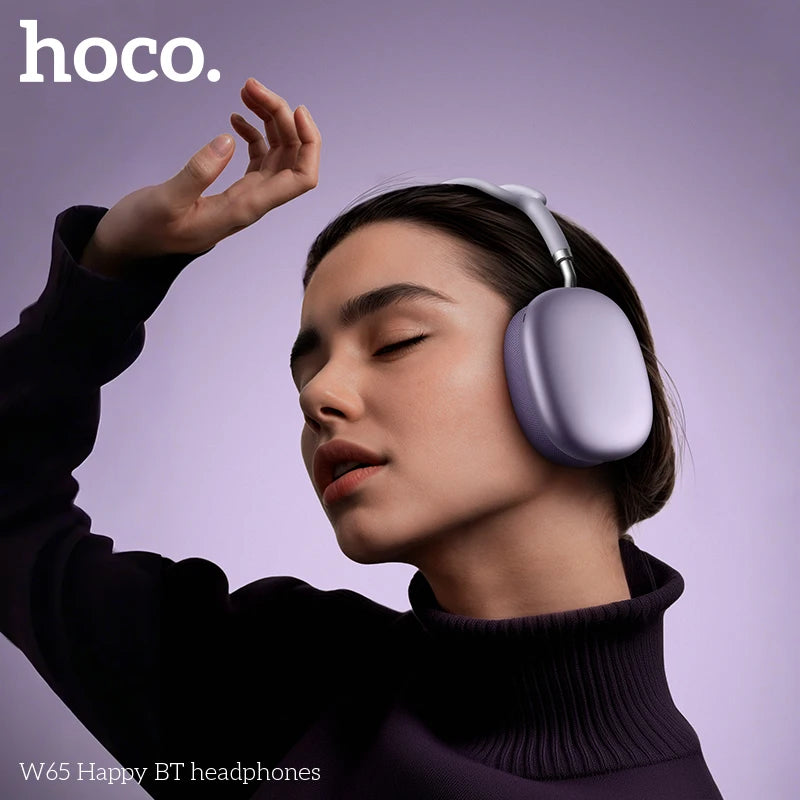 Casque Bluetooth HOCO W65 Happy 45H Tissu BT 5.4 – CLEVI Paris