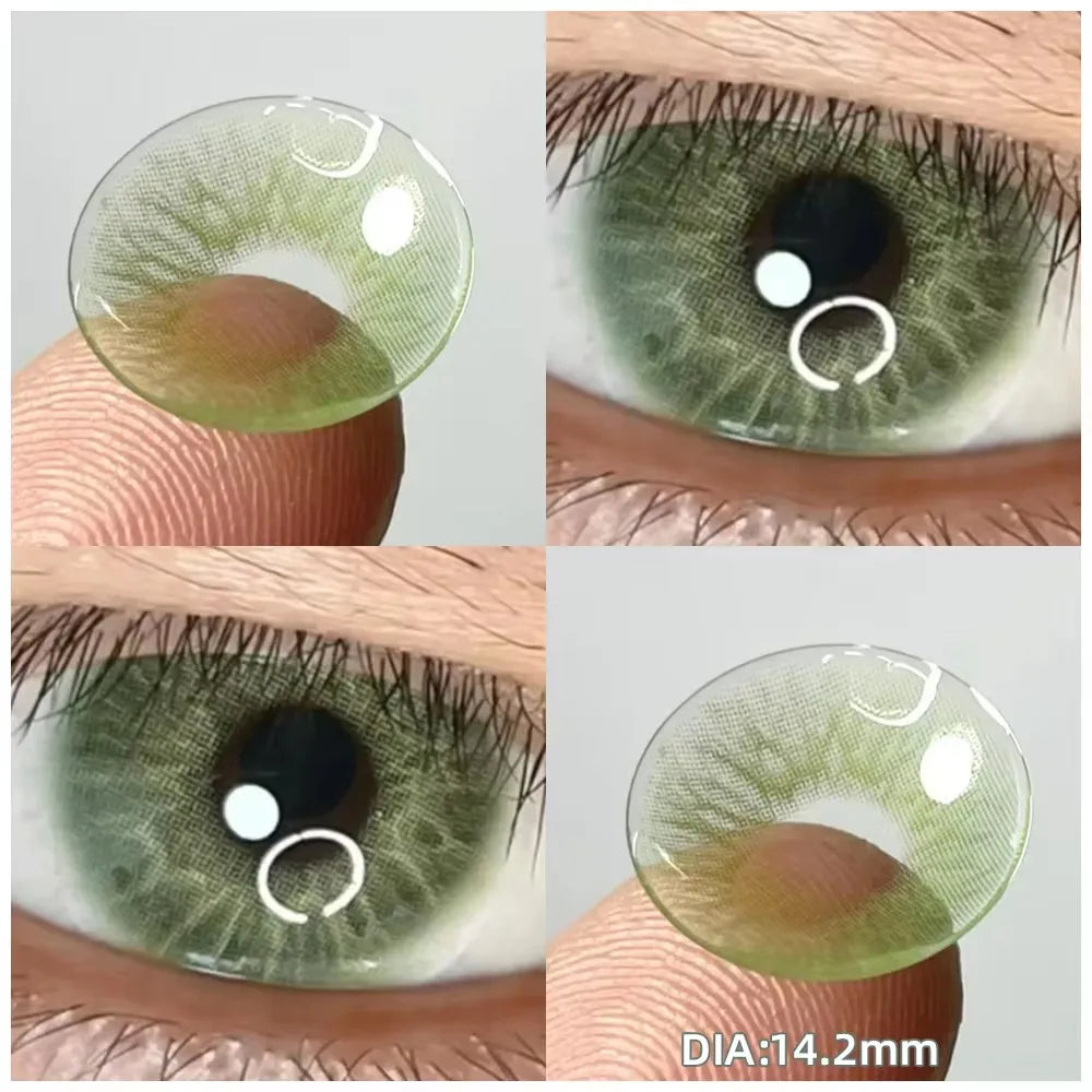 Lentilles de Contact Colorées OVOLOOK avec Correction – 9 Teintes, Myopie 0 à -8.00