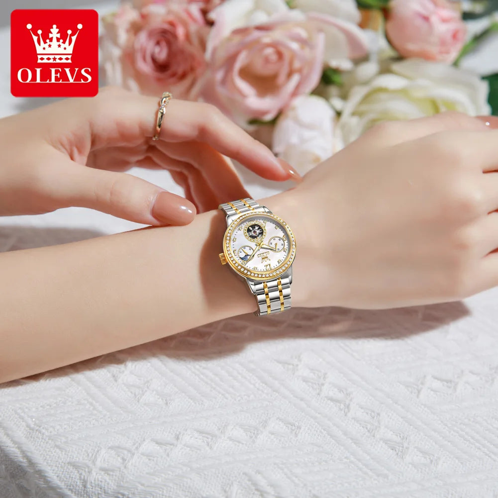 Montre automatique femme OLEVS 6750 – CLEVI Paris