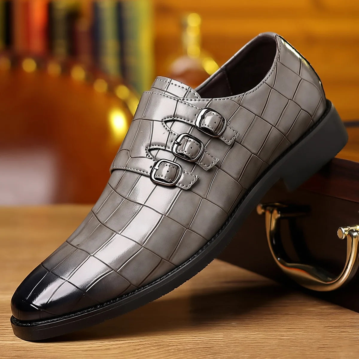 Chaussures homme en cuir fendu à enfiler – CLEVI Paris