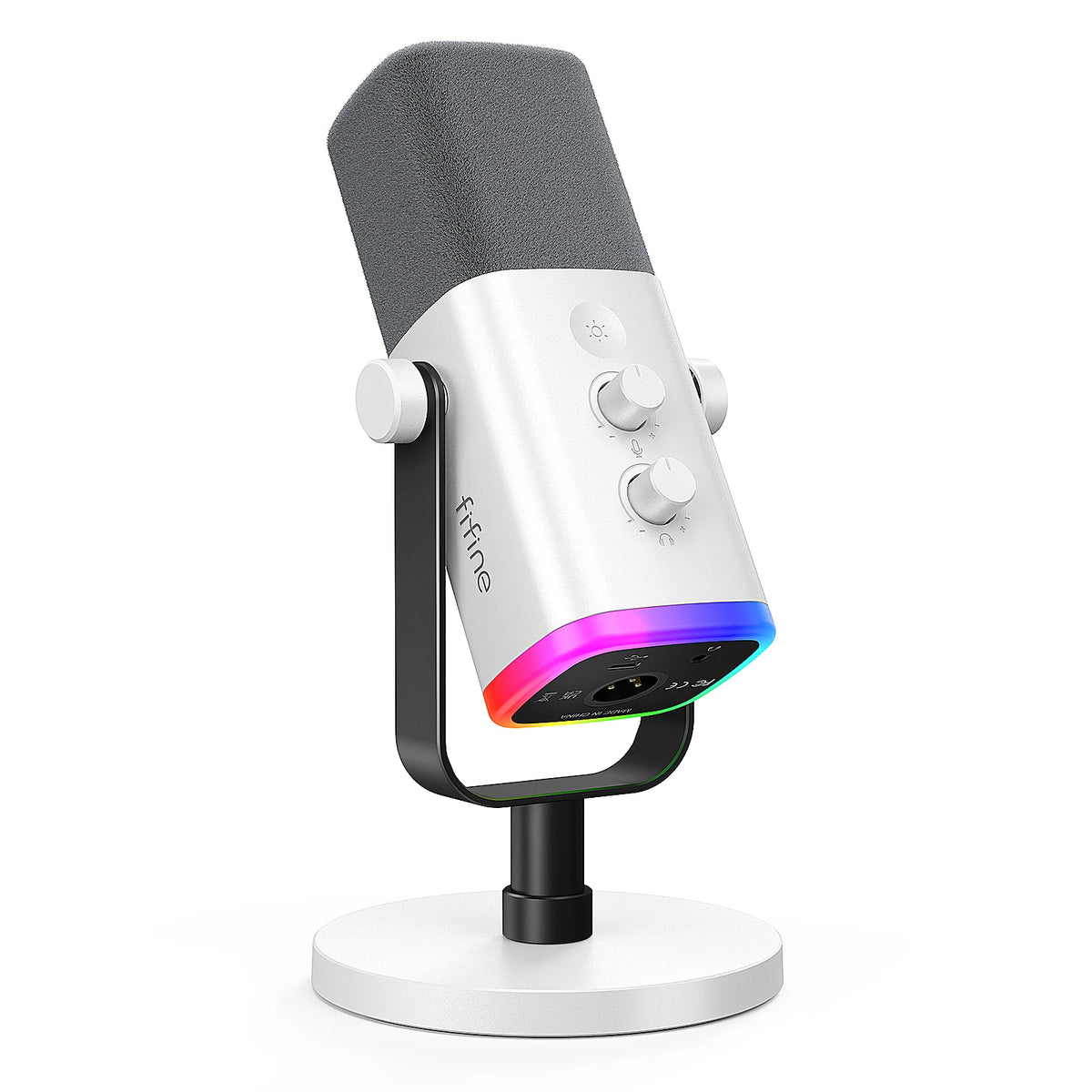 Microphone FIFINE AM8 USB/XLR Dynamique RGB Gaming Podcast – CLEVI Paris