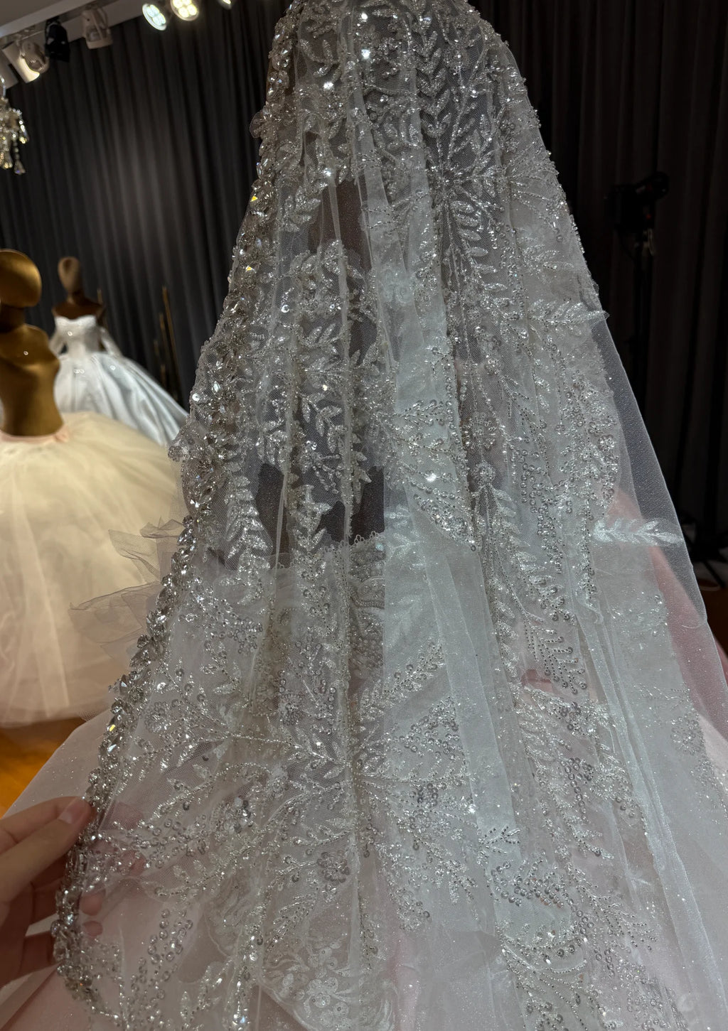 Voile de mariée cathédrale 4 m – CLEVI Paris