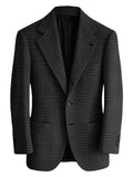 Blazer homme à carreaux en laine mélangée – CLEVI Paris