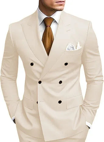 Costume homme 2 pièces, double boutonnage – CLEVI Paris