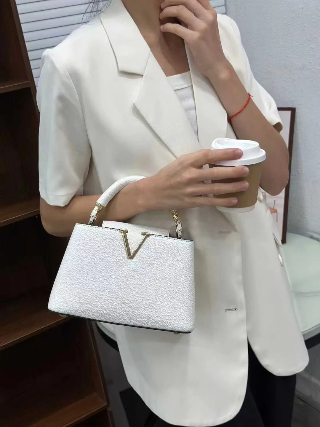 Sac Bandoulière Femme Tissu Tote Classique Élégant 8 Coloris – CLEVI Paris