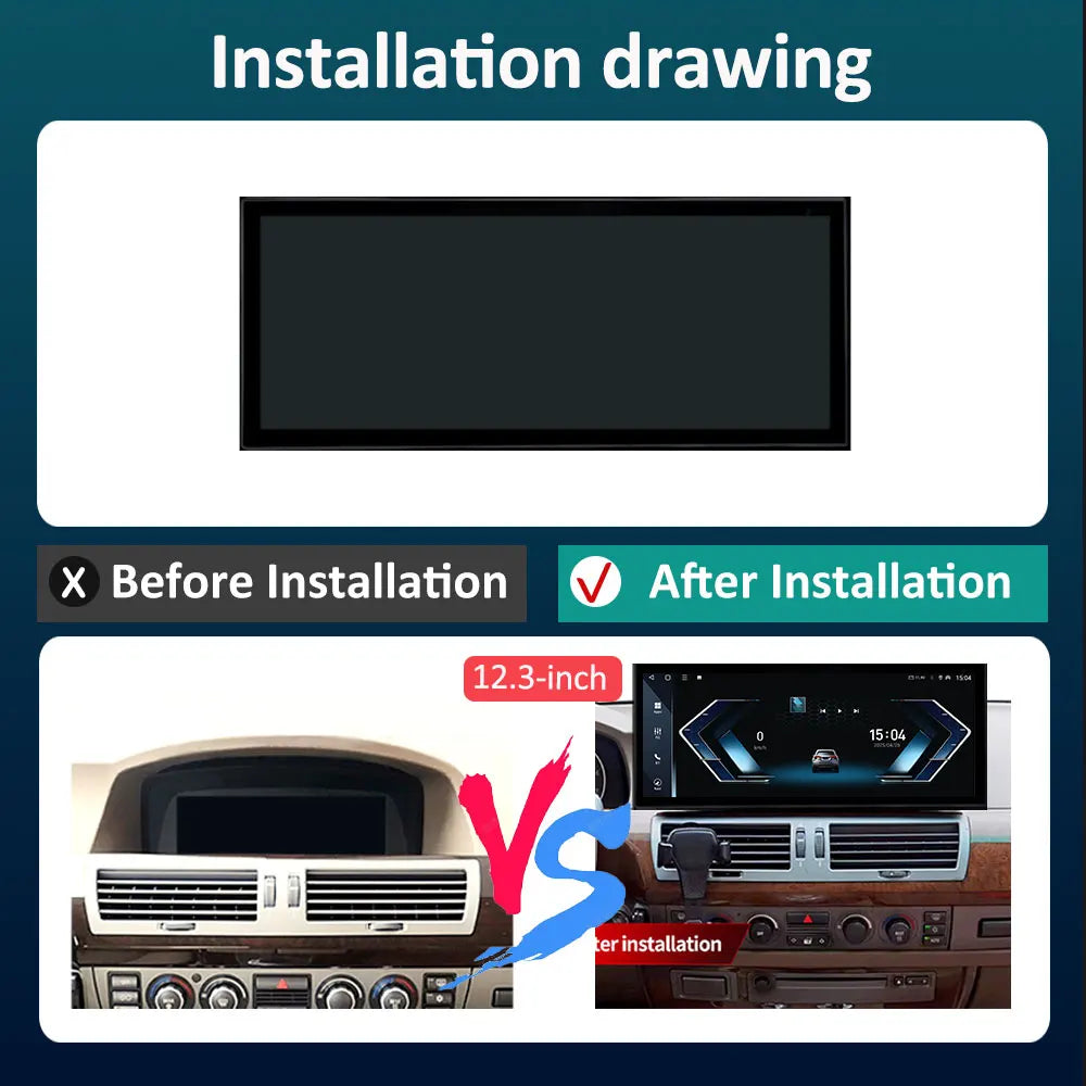 Écran CarPlay BMW Série 7 E65 E66 CCC – CLEVI Paris