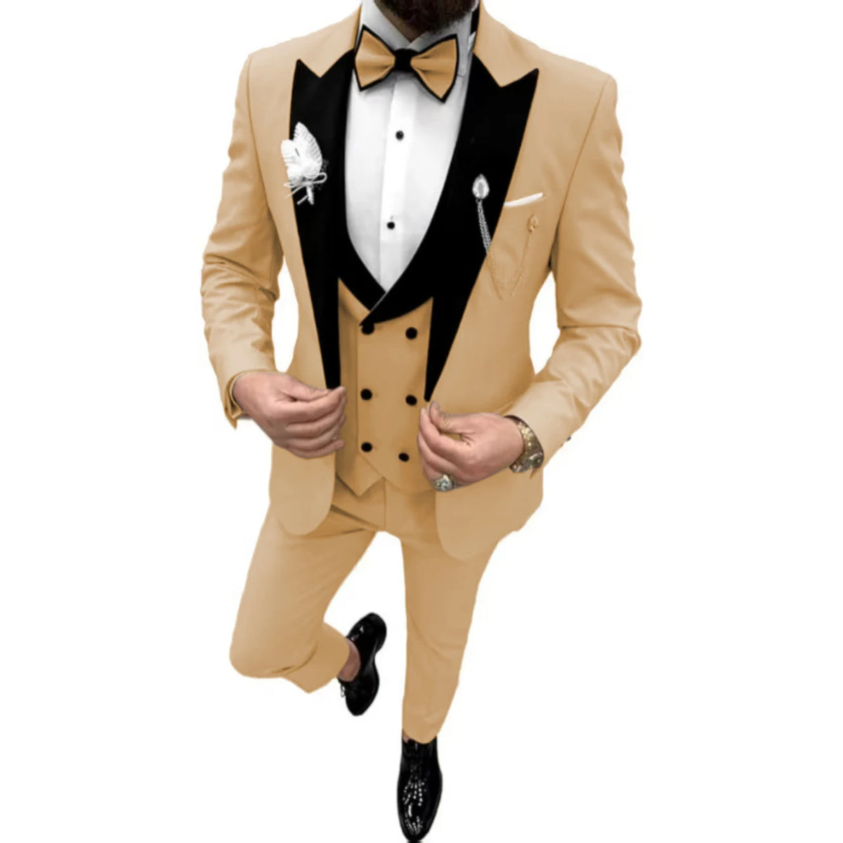 Costume 3 pièces homme velours – CLEVI Paris