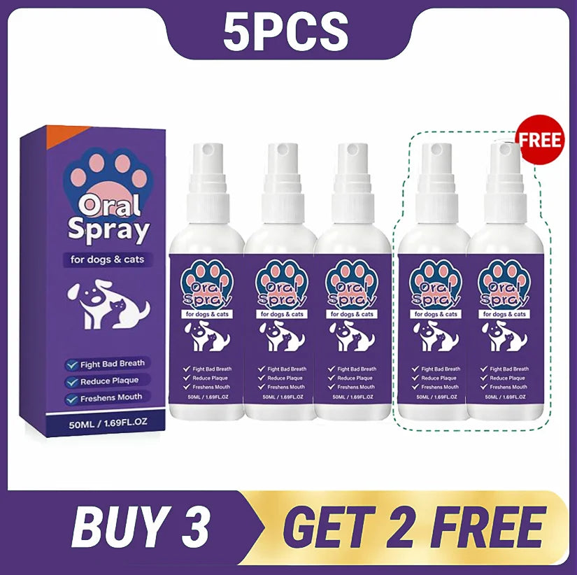 Spray buccal 30 ml et lingettes animaux – CLEVI Paris