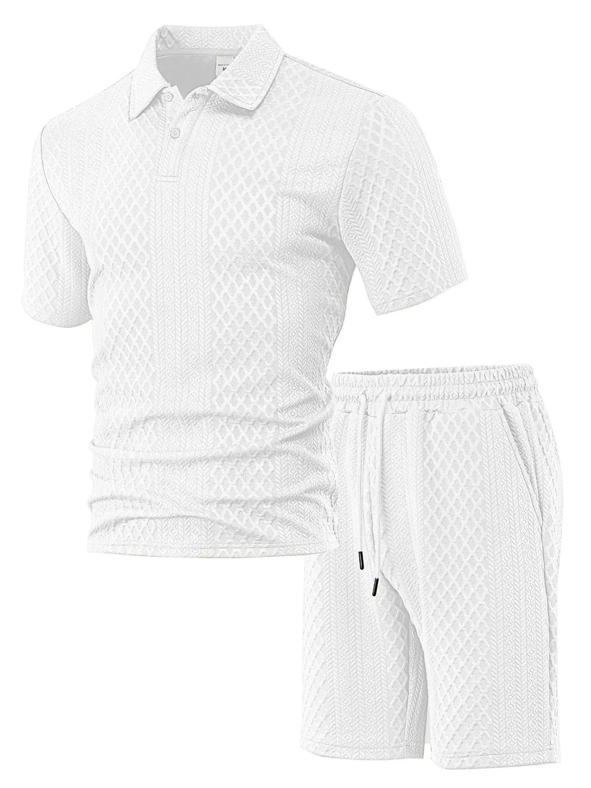 Ensemble homme polo et short de plage – CLEVI Paris