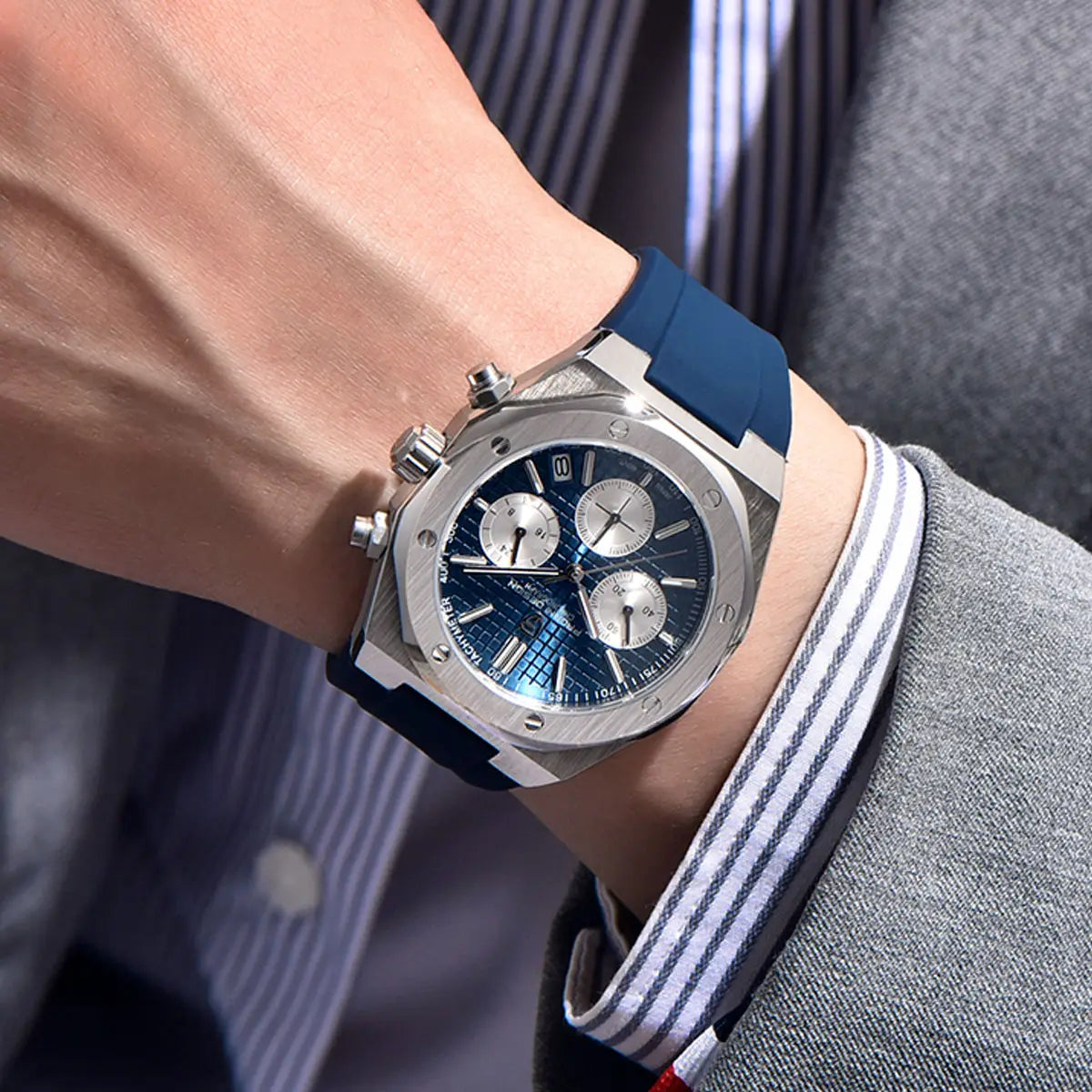 Montre Chronographe Homme Pagani Design PD-1707 Quartz VK63 Saphir 200m – CLEVI Paris