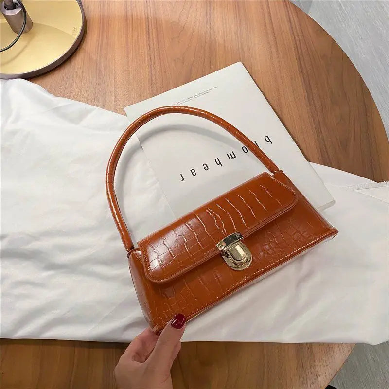 Sac Baguette Femme Simili Cuir Bandoulière – CLEVI Paris