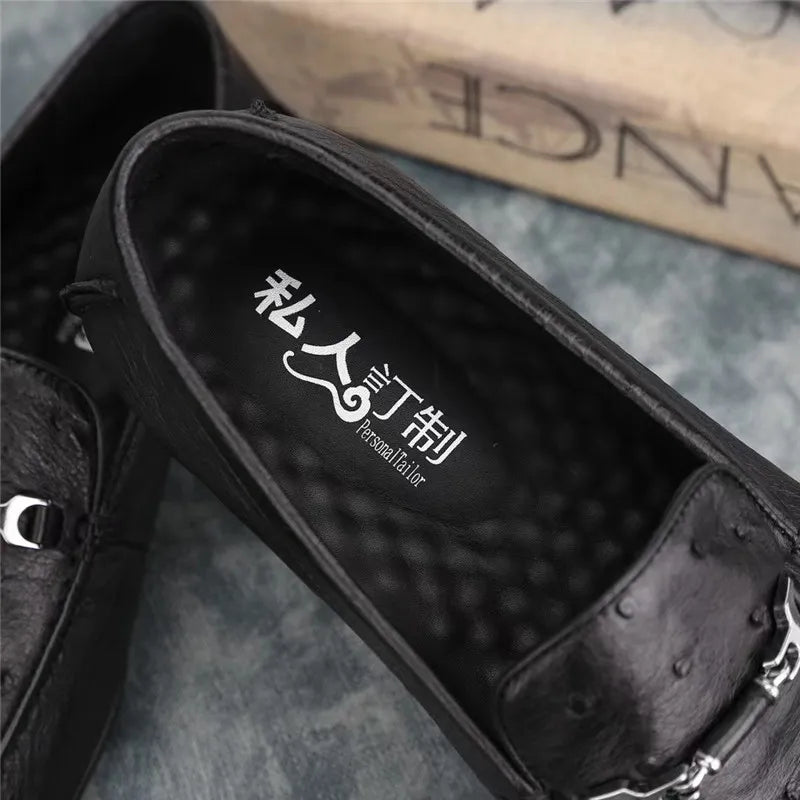 Mocassins homme noirs en cuir – CLEVI Paris
