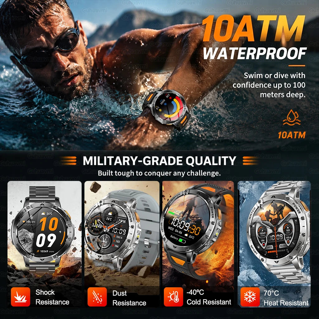 Montre AK112 AMOLED 1,7″ 1400 mAh – CLEVI Paris
