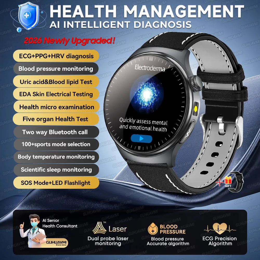 Montre GUHUAVMI TK27 AMOLED Bluetooth – CLEVI Paris