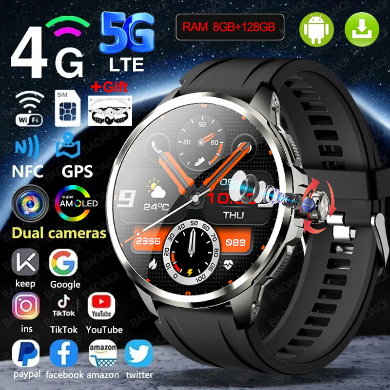 Montre connectée AMOLED 1,95 pouce GPS – CLEVI Paris
