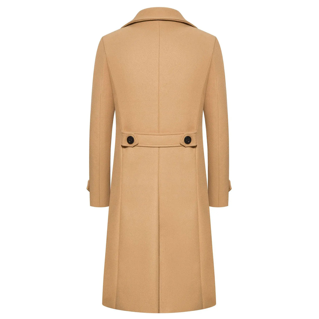 Manteau long croisé homme – CLEVI Paris