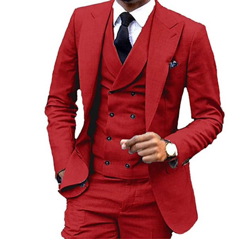 Costume homme 3 pièces, veste, gilet et pantalon – CLEVI Paris