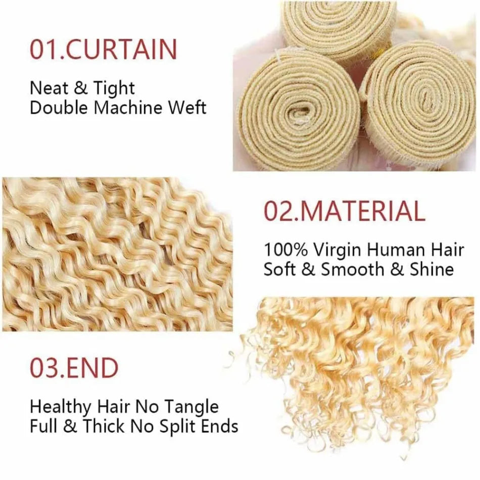 Extensions Deep Wave Brésiliennes Virgin Hair – CLEVI Paris