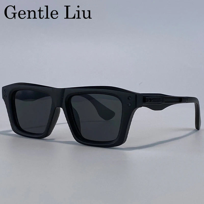 Lunettes de soleil homme carrées rétro – CLEVI Paris