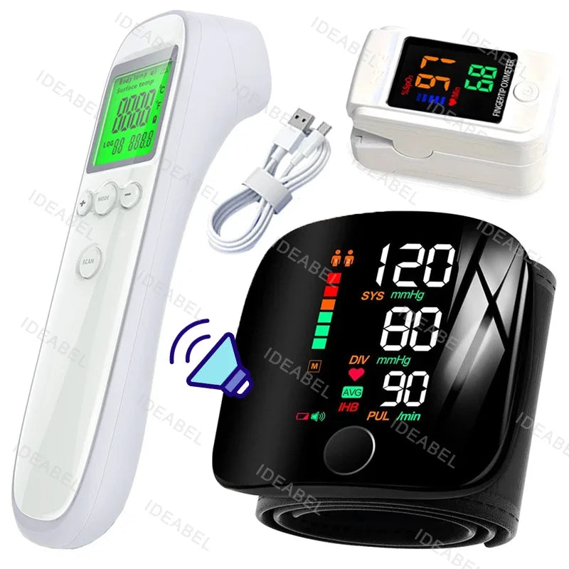 Tensiomètre Poignet LCD Vocal Rechargeable – CLEVI Paris