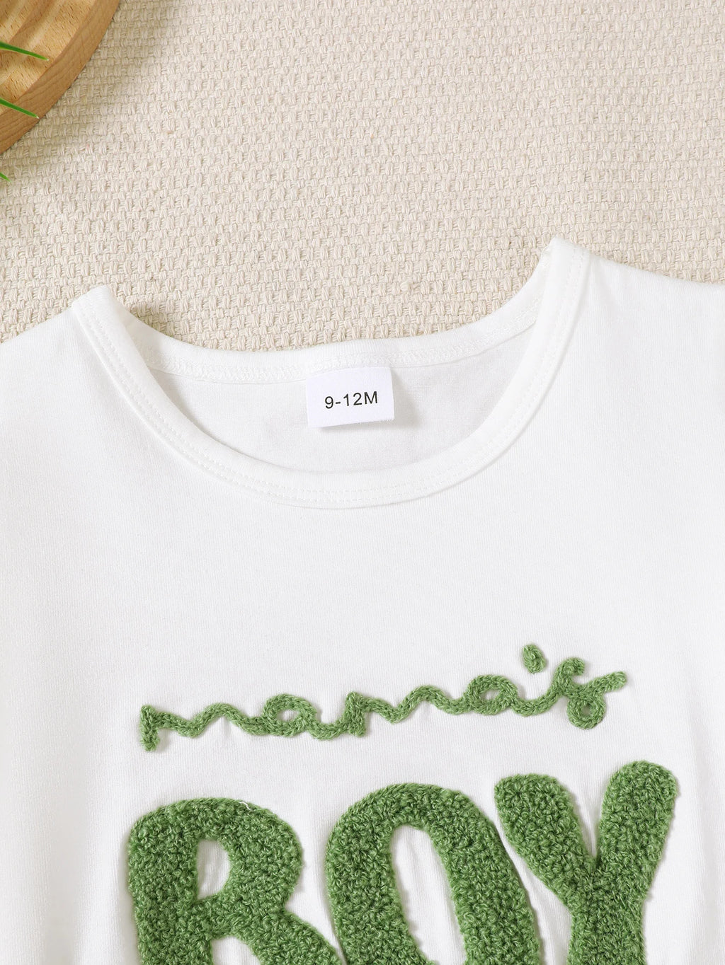 Ensemble bébé garçon Mom’s Boy haut et short – CLEVI Paris