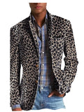 Blazer Velours Homme Imprimé – CLEVI Paris