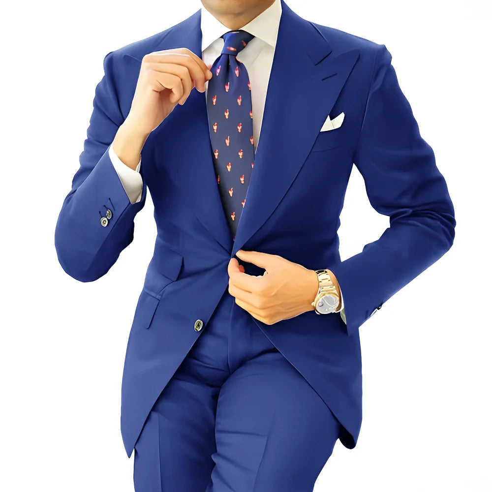 Costume homme formel, coupe droite – CLEVI Paris