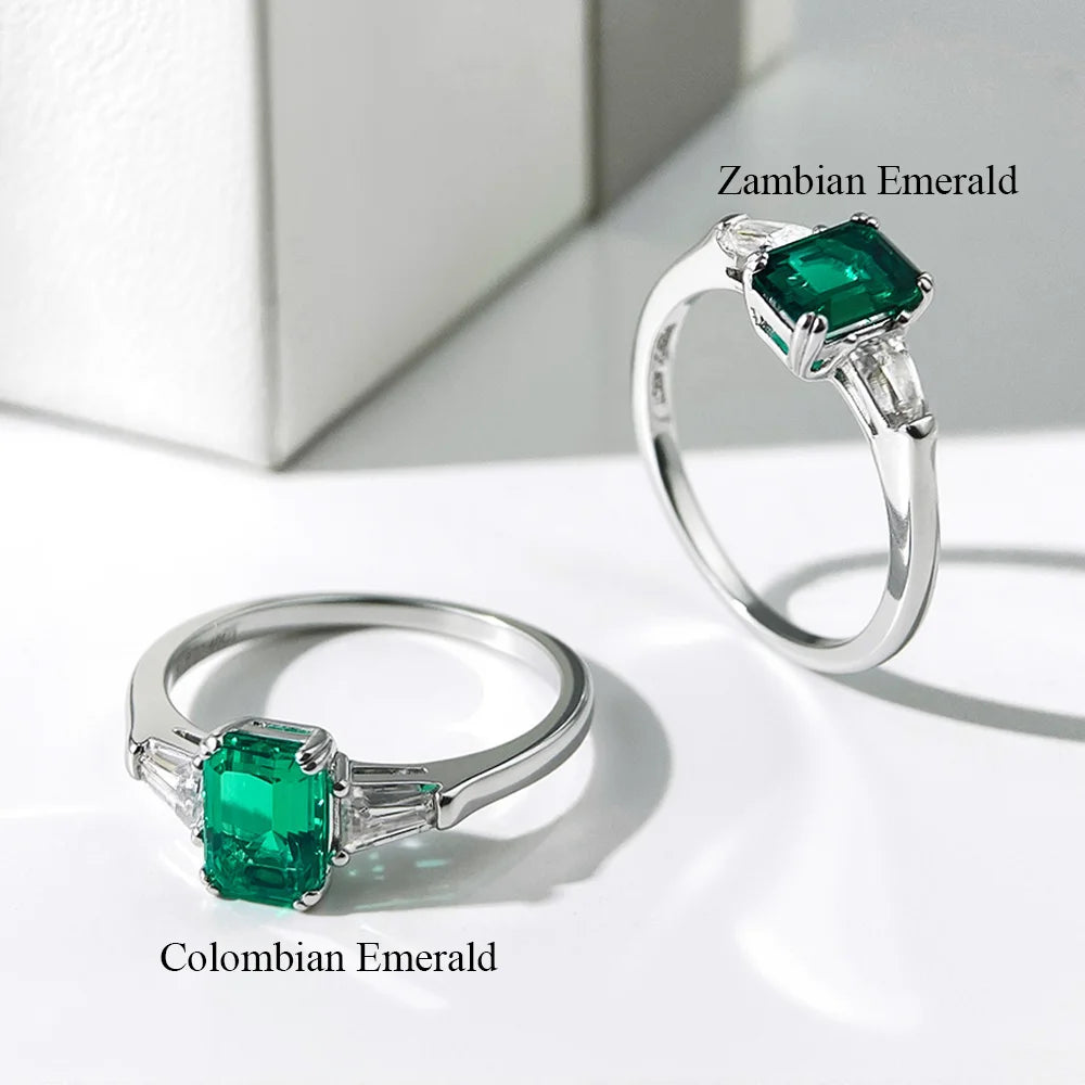 Bague femme en argent 925, pierre de laboratoire – CLEVI Paris