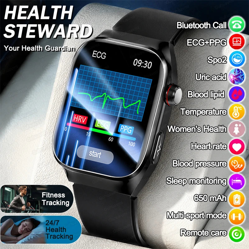 Montre GUHUAVMI AMOLED 2,04″ Bluetooth – CLEVI Paris