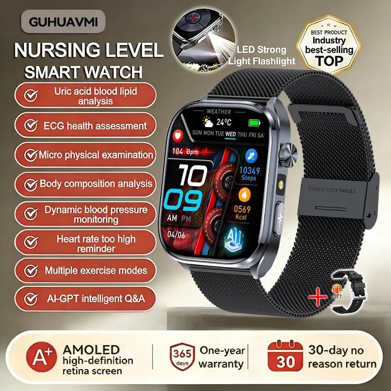 Montre KAVSUMI ET572 AMOLED 2″ Bluetooth – CLEVI Paris