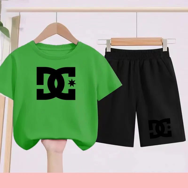 Ensemble enfant imprimé haut et short – CLEVI Paris