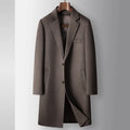 Manteau long homme en laine mélangée – CLEVI Paris
