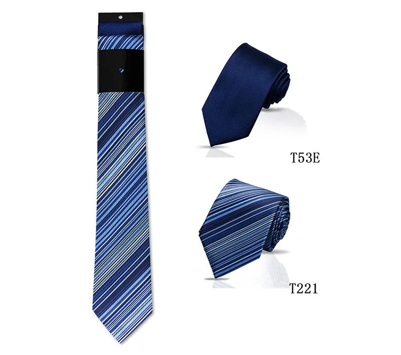 Ensemble de 2 cravates homme élégantes – CLEVI Paris