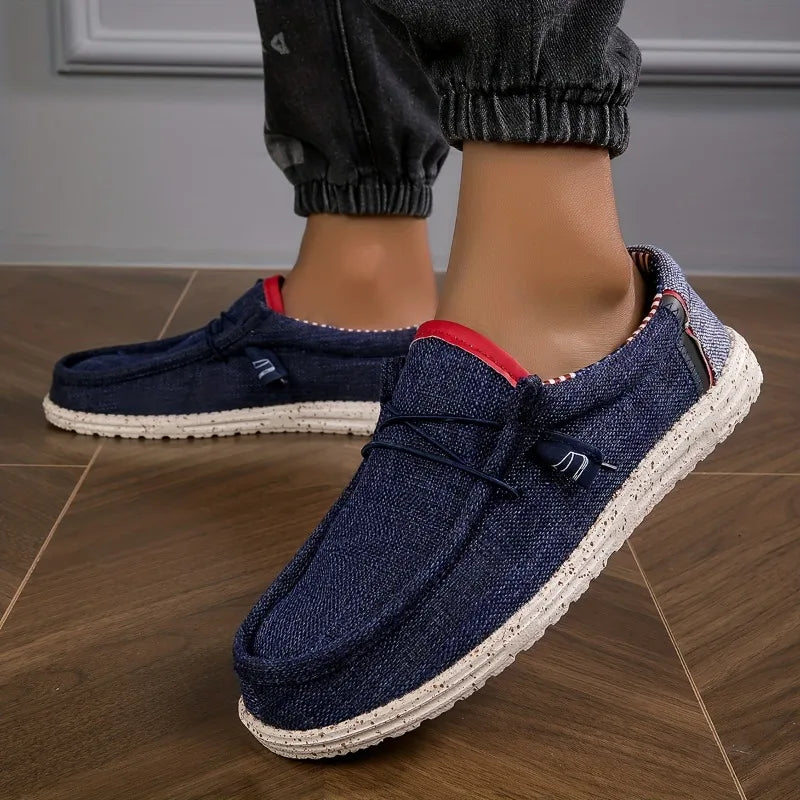 Sneakers Canvas Slip-On Homme Légers – CLEVI Paris