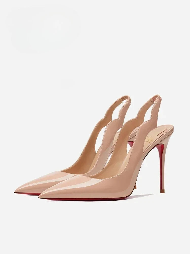 Escarpins vernis à talon fin pour femme – CLEVI Paris