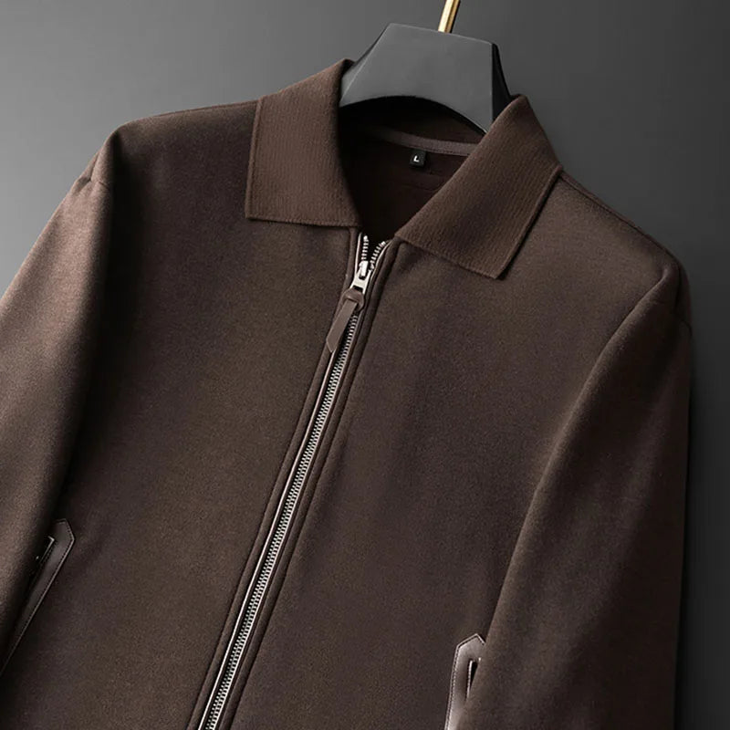 Ensemble homme en maille à poches zippées – CLEVI Paris