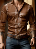 Chemise homme classique rayée en soie – CLEVI Paris