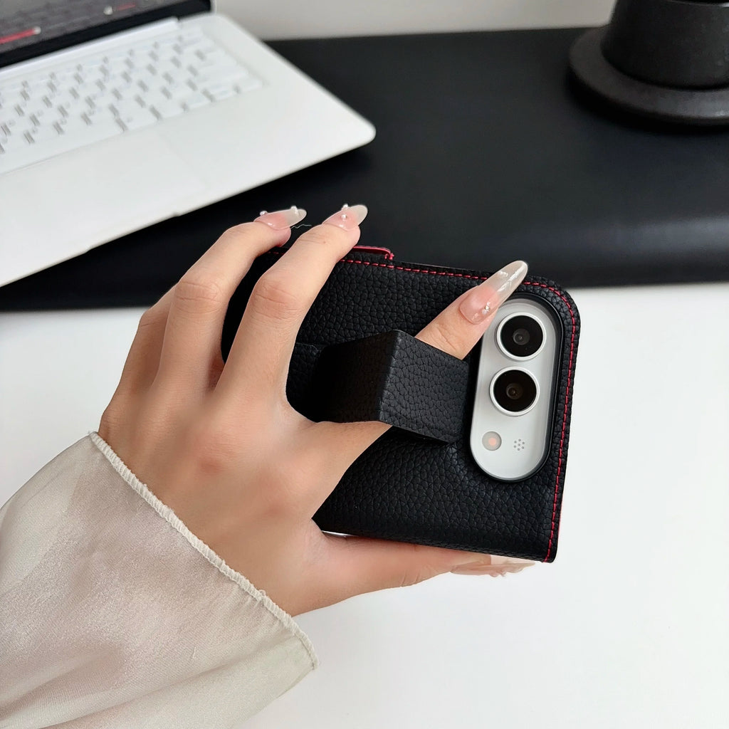 Étui iPhone Duo dragonne et porte-carte – CLEVI Paris