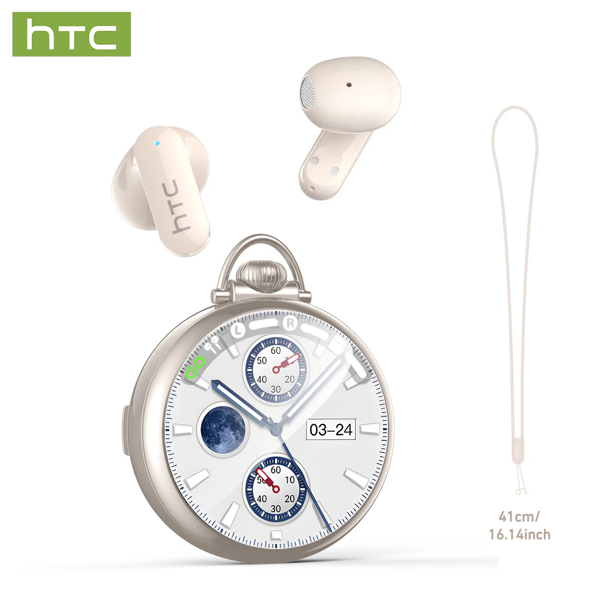 Écouteurs HTC NE71 TWS Bluetooth 6.0 IPX6 Écran LED HiFi – CLEVI Paris