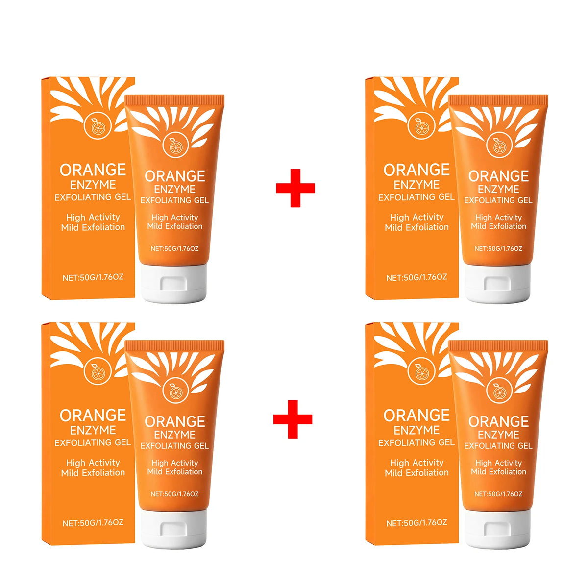 Gel Exfoliant Enzyme d'Orange 50g – Exfoliation Douce Visage & Corps, Nettoie les Pores – CLEVI Paris