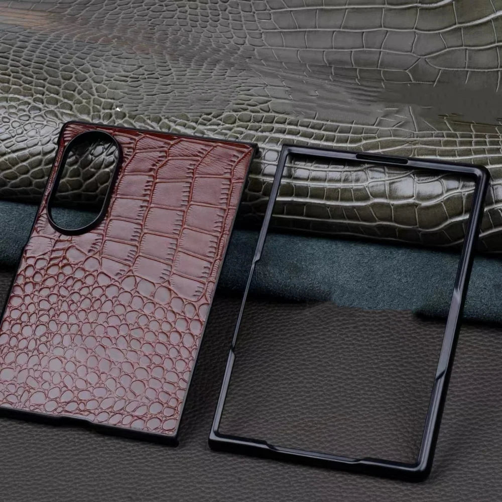 Étui Galaxy Z Fold8 en cuir véritable – CLEVI Paris