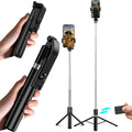 Perche selfie télescopique Bluetooth noire – CLEVI Paris