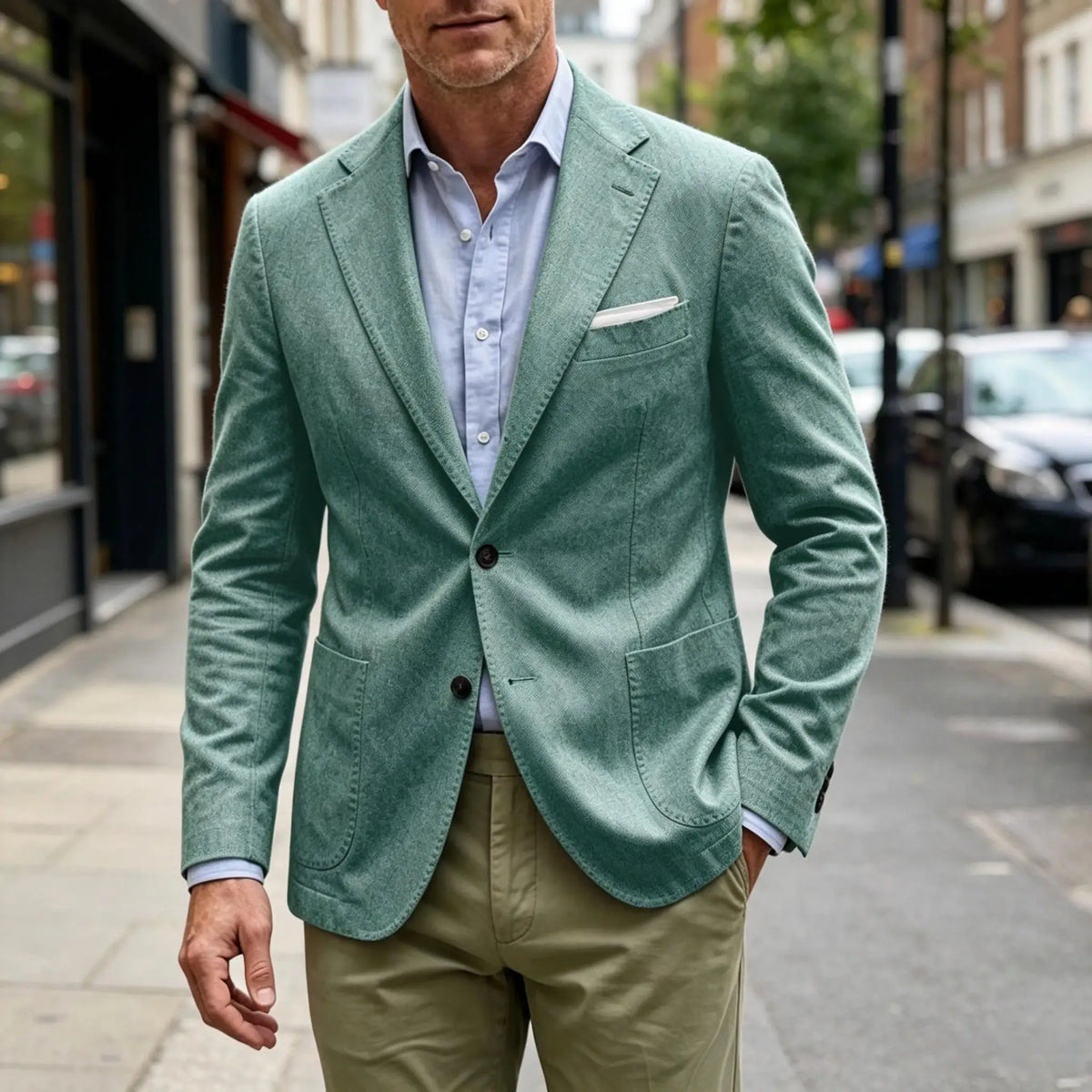Blazer Homme Coton Léger – CLEVI Paris