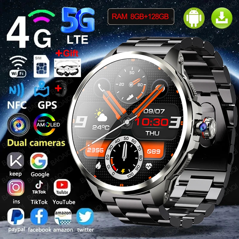 Montre connectée AMOLED 1,95 pouce GPS – CLEVI Paris