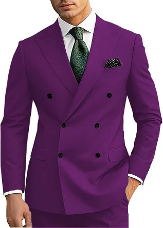 Costume homme 2 pièces double boutonnage – CLEVI Paris