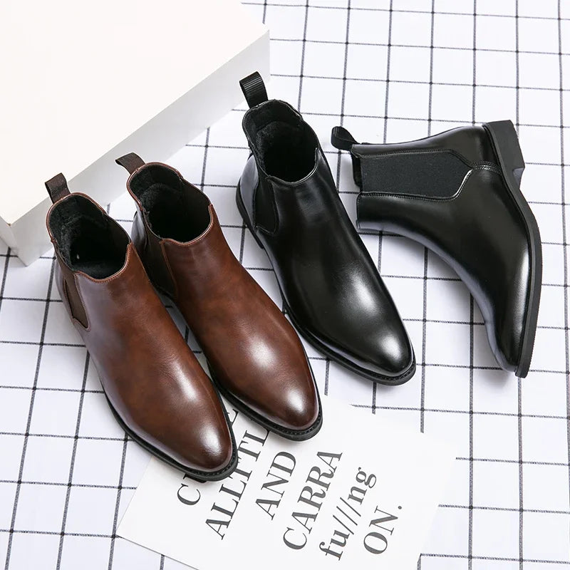 Bottines homme à enfiler 23201 – CLEVI Paris