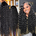 Perruque Lace Front Cheveux Humains Brésiliens Ondulés Loose Wave 13x4 & 13x6 HD Densité 180-250% 18-40 Pouces – CLEVI Paris