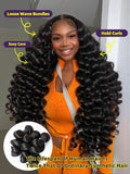 Mèches Brésiliennes Water Wave Ondulées – Cheveux Humains Remy & Virgin | Bundle 1/3/4 – CLEVI Paris